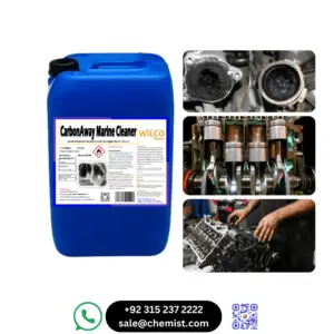 CARBON AWAY Marine Cleaner & Carbon Remover - Non-Corrosive Cleaning Solution for Industrial, Marine, and Automotive Applications, Available in UAE and Pakistan.