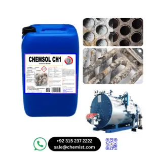 CHEMSOL CH1 Descaling Liquid for Boilers, Condensers & Geysers - Effective and Safe Scale Removal Solution, Available in UAE and Pakistan.