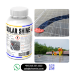 Solar Shine Solar Cleaner by Alkemist Water Chemical Solutions for solar panel cleaning and maintenance in UAE and Pakistan.