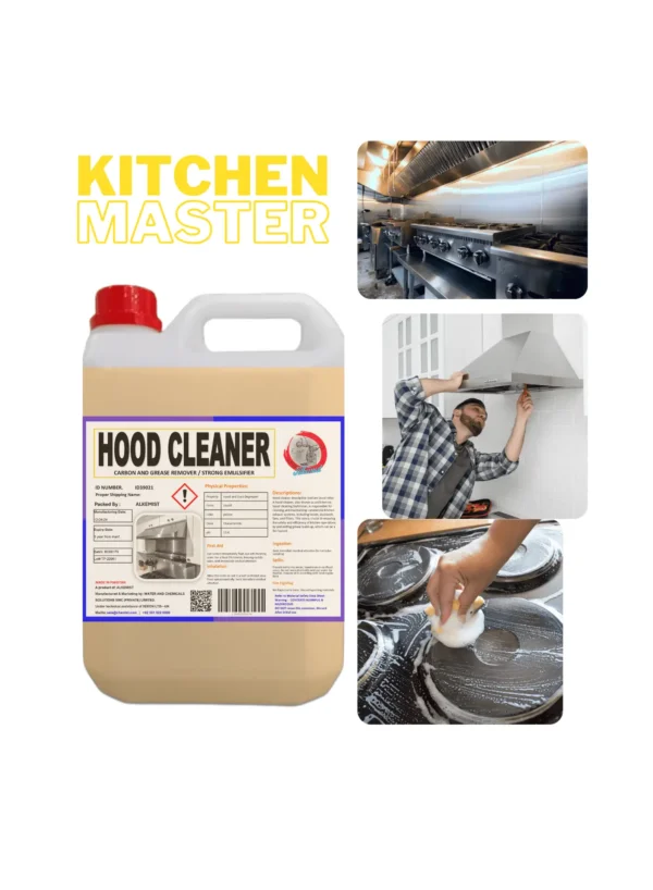 Hood Cleaner, Grease Cutter, Carbon Remover by Alkemist for kitchen and industrial cleaning