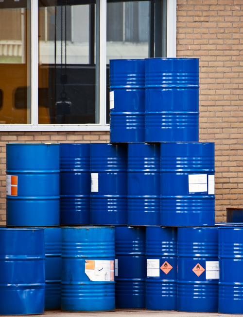 Trichloroethylene in industrial drums