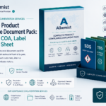 Complete Product Compliance Document Pack: SDS, TDS, COA, Label and Batch Sheet