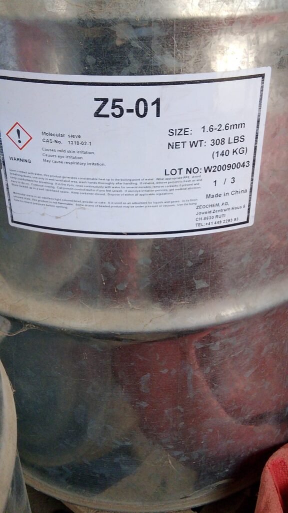 Molecular sieve (Aluminosilicate) SIZE: 1.6-2.6mm