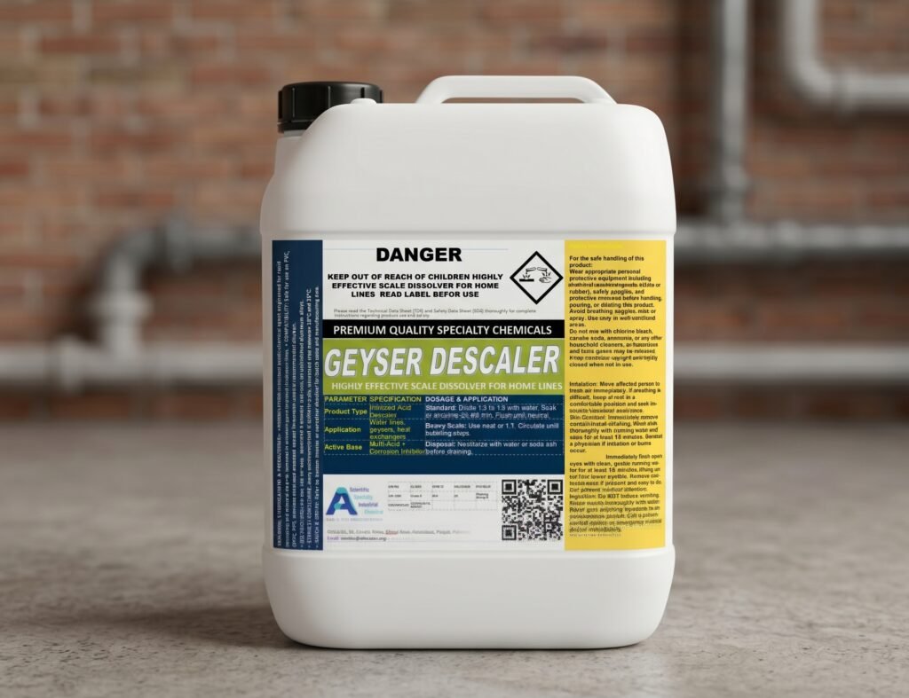 GEYSER DESCALER LIQUID WATER-HEATER SCALE REMOVER CHEMICAL