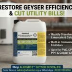 GEYSER DESCALER LIQUID WATER-HEATER SCALE REMOVER CHEMICAL