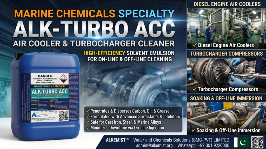 Marine Chemicals ALK-TURBO ACC – Air Cooler Cleaner