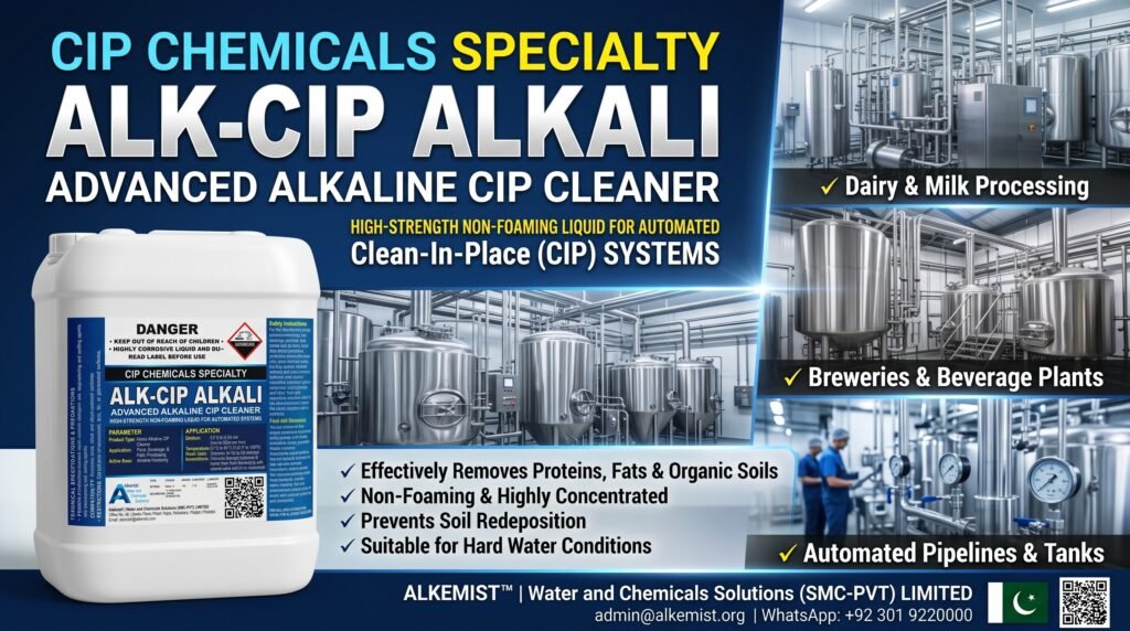 CIP Chemicals ALK-CIP ALKALI – Advanced Alkaline CIP Cleaner